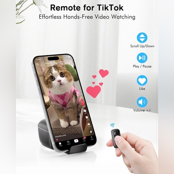 NIB 2-in-1 Remote Scroller Ring with Phone Holder - Picture 14 of 14